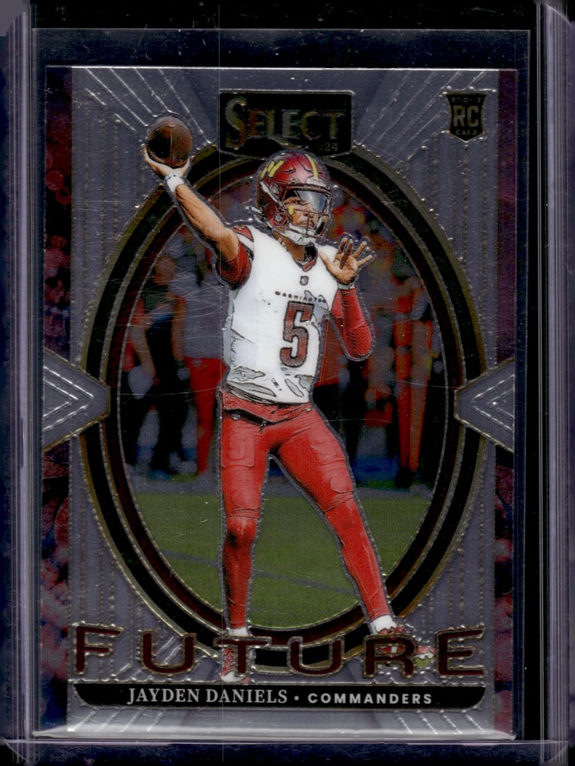 Jayden Daniels Rookie Card Future 2024 Select #4 Washington Commanders (1 of 2)