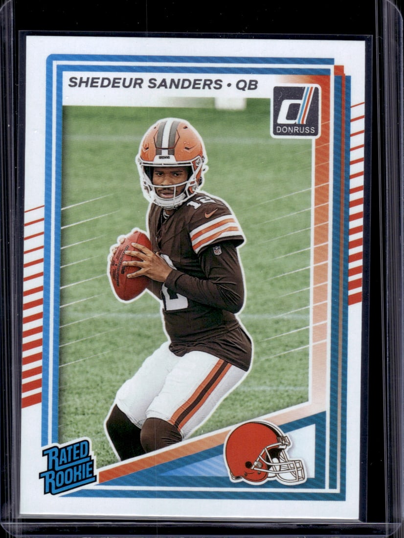 Sheduer Sanders Rookie Card 2025 Donruss #306 Cleveland Browns (1 of 2)