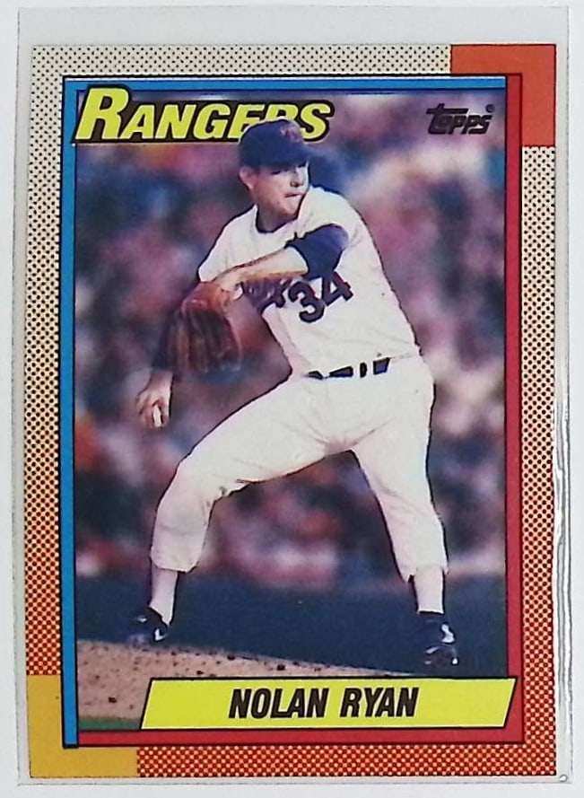Nolan Ryan Vintage 1990 Topps #1 MLB Baseball Card Hall of Fame Astros (1 of 2)
