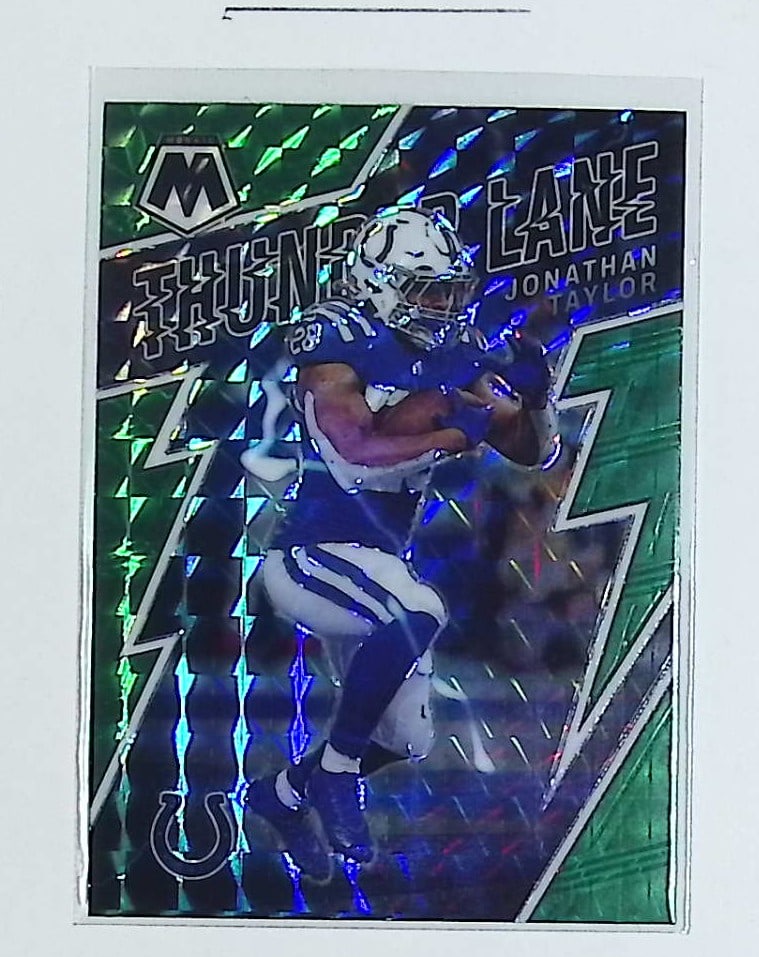 Jonathan Taylor Green Mosaic Thunder Lane 2023 Panini Mosaic #TL-1 (1 of 2)