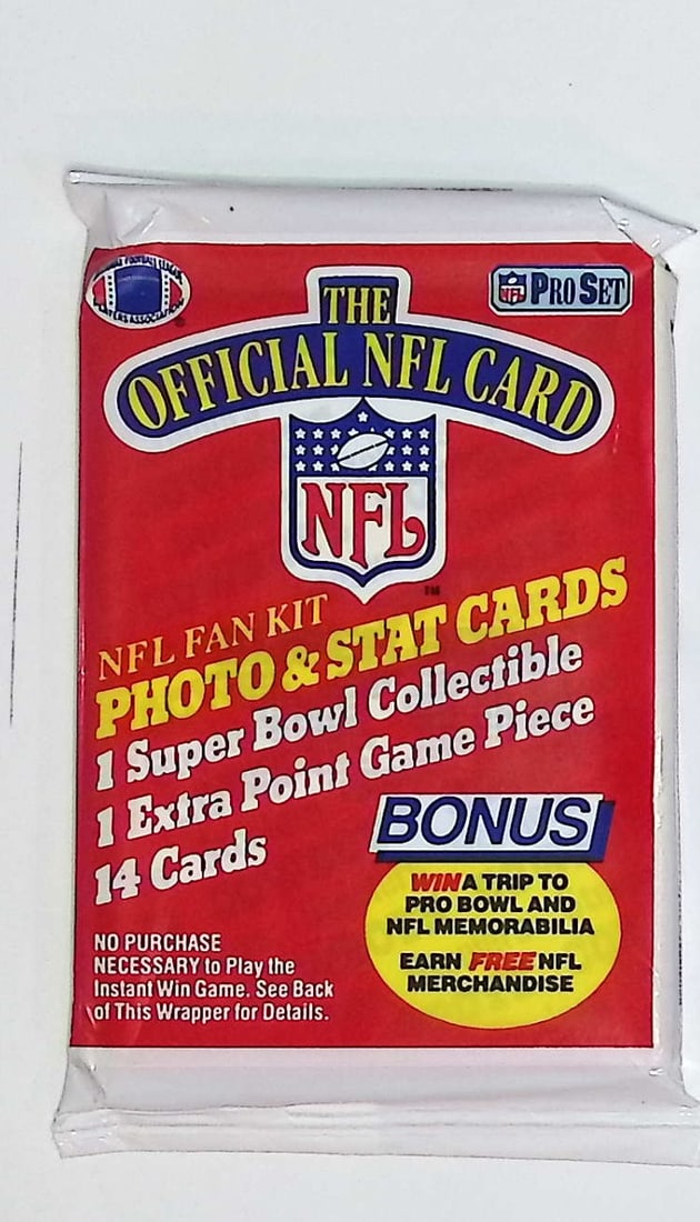 1989 Pro-Set Football Cards Retail Box Wax Pack, Sports Cards (1 of 1)
