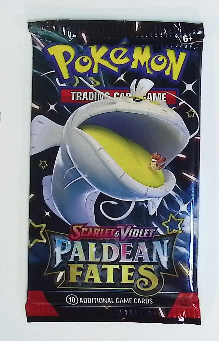 2023 Pokemon Scarlet & Violet Paldean Fates 10 Card TCG Booster Pack Charizard (1 of 1)