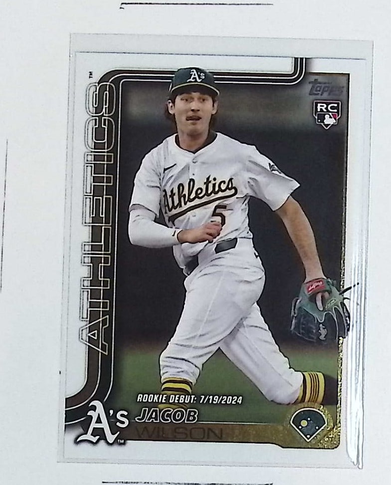 Jacob Wilson Rookie Card MLB Debut 2025 Topps Update Series #US180 (1 of 2)