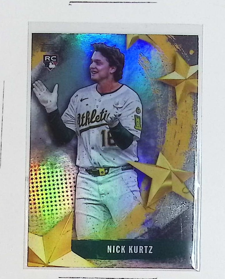 Nick Kurtz Rookie Card Stars of MLB 2025 Topps #SMLB-61 Athletics MLB Card (1 of 2)