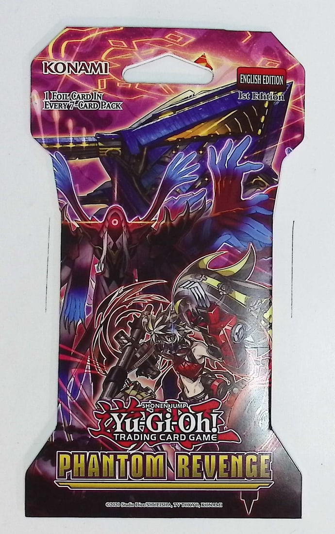 2020 Konami Yu-Gi-Oh! Phantom Revenge Sleeved Booster Pack Shonen Jump (1 of 2)
