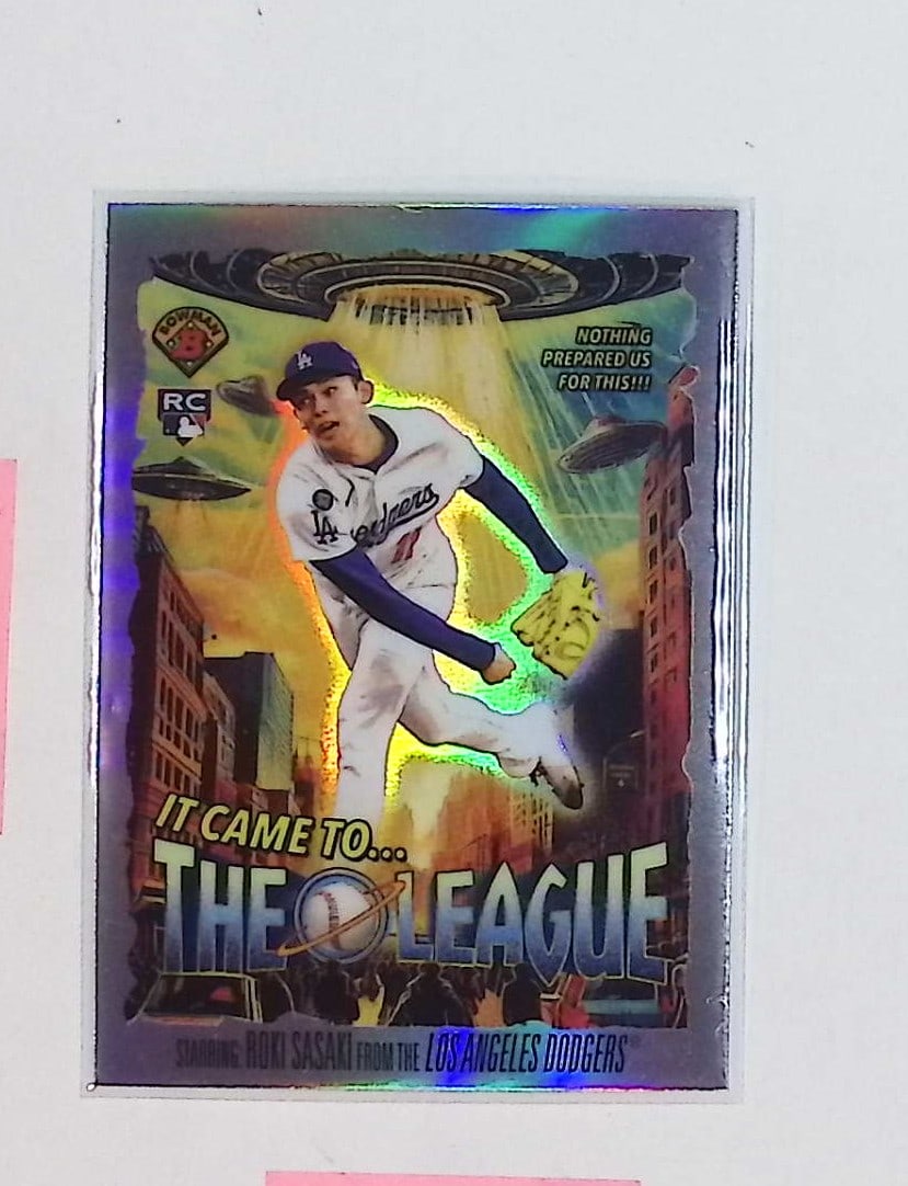 Roki Sasaki Rookie Card "It Came to the League" Insert 2025 Bowman #IT-5 (1 of 2)