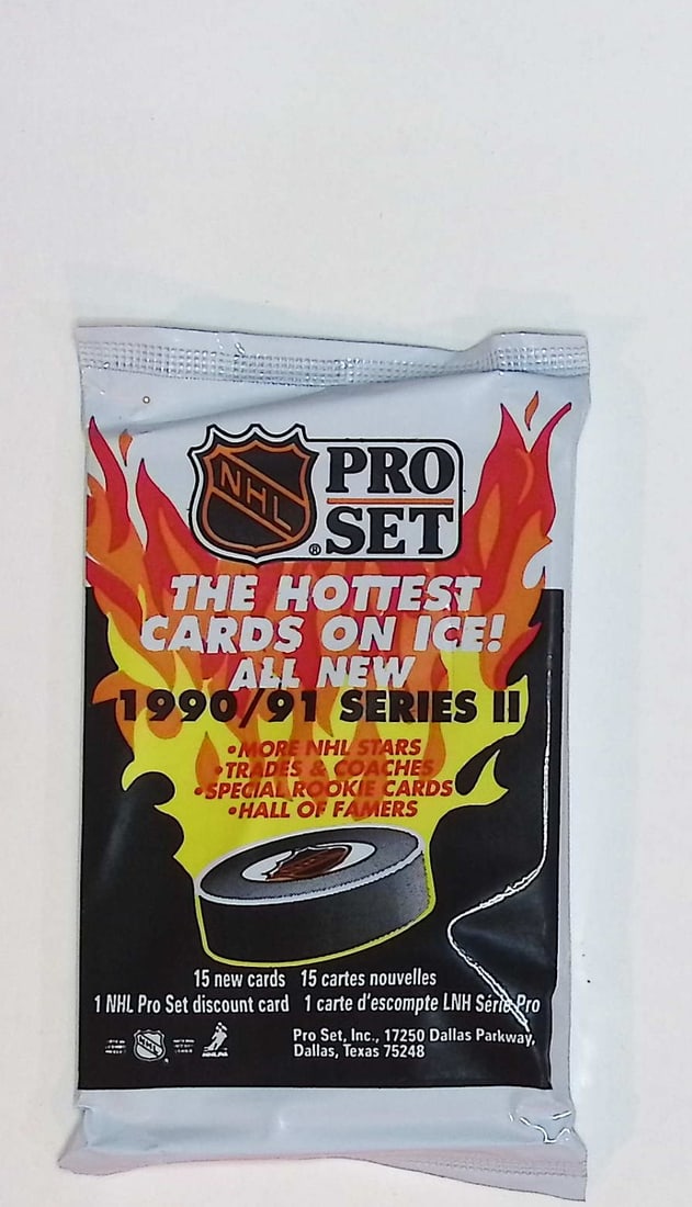 1990-91 Pro Set Series 2 Vintage Hockey Card Factory Sealed Retail Box Pack Sports Cards (1 of 1)