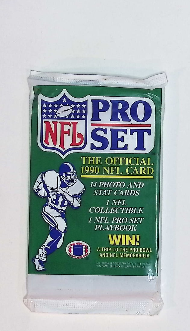 1990 Pro-Set Series 1 Vintage Football Card Retail Box Wax Pack, Sports Cards (1 of 1)