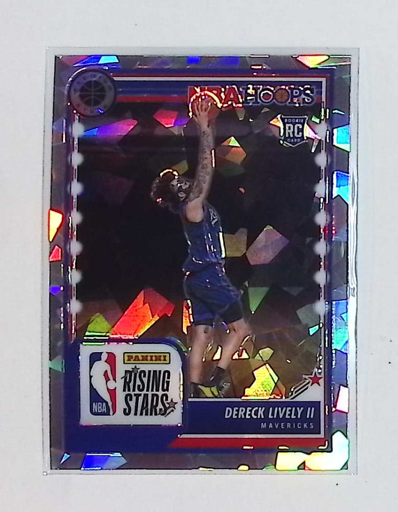 Dereck Lively II Rookie Rising Stars Insert Card 2023-24 Panini NBA Hoops Premium Stock (1 of 2)