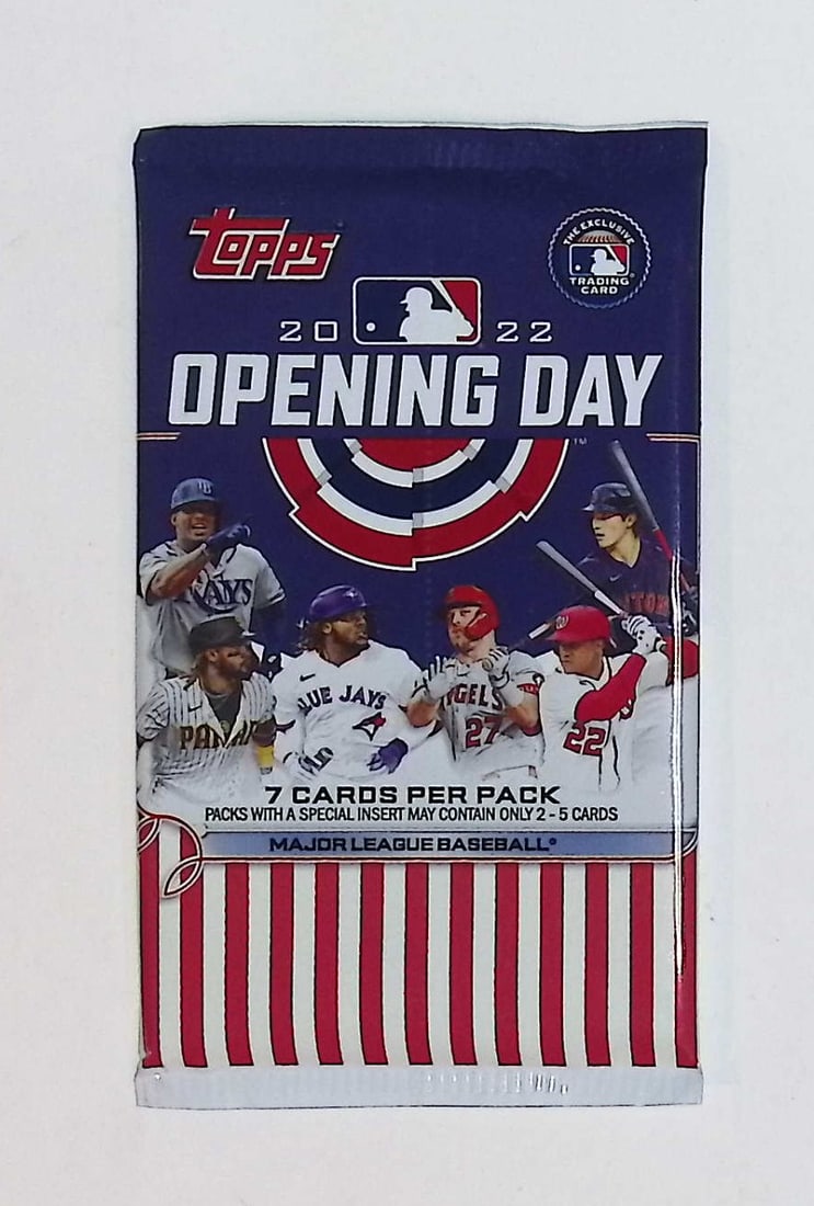 2022 Topps Opening Day Baseball HOBBY BOX PACK - MLB Sports Trading Card (1 of 1)