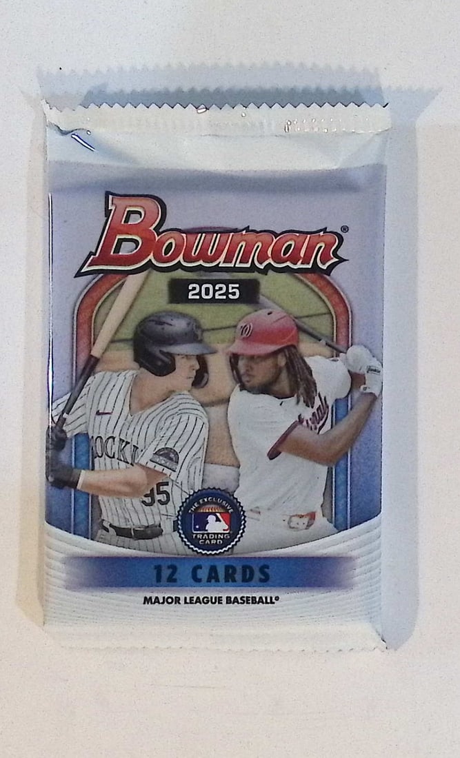 2025 Bowman Baseball Cards BLASTER Box Pack, James Wood Rookie Card (1 of 1)