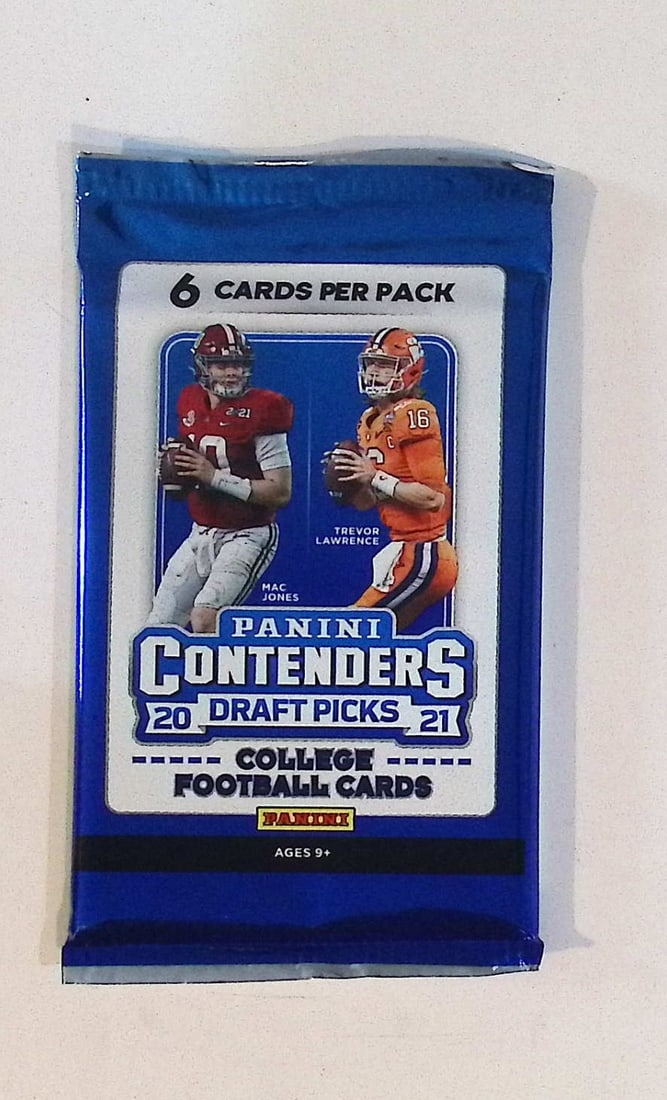 2021 Panini Contenders Draft Picks Football Blaster Box Pack NFL Trading Cards Ja' Marr Chase (1 of 1)
