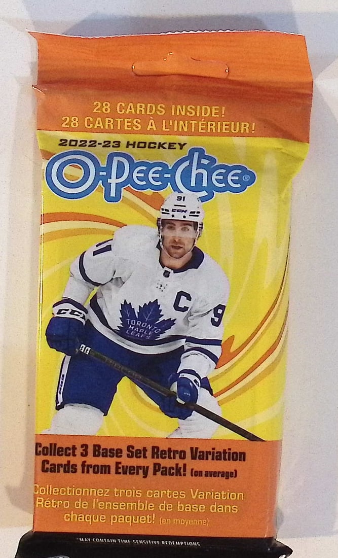 2022-'23 O Pee Chee HANGER VALUE FAT PACK NHL Trading Cards Stanley Cup (1 of 1)