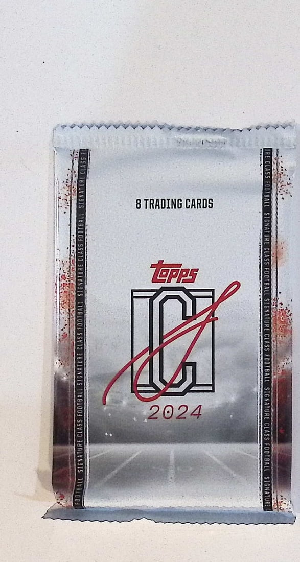 2024 Topps Signature Class Football Cards Mega Box Pack-Jayden Daniels Rookie Card (1 of 1)