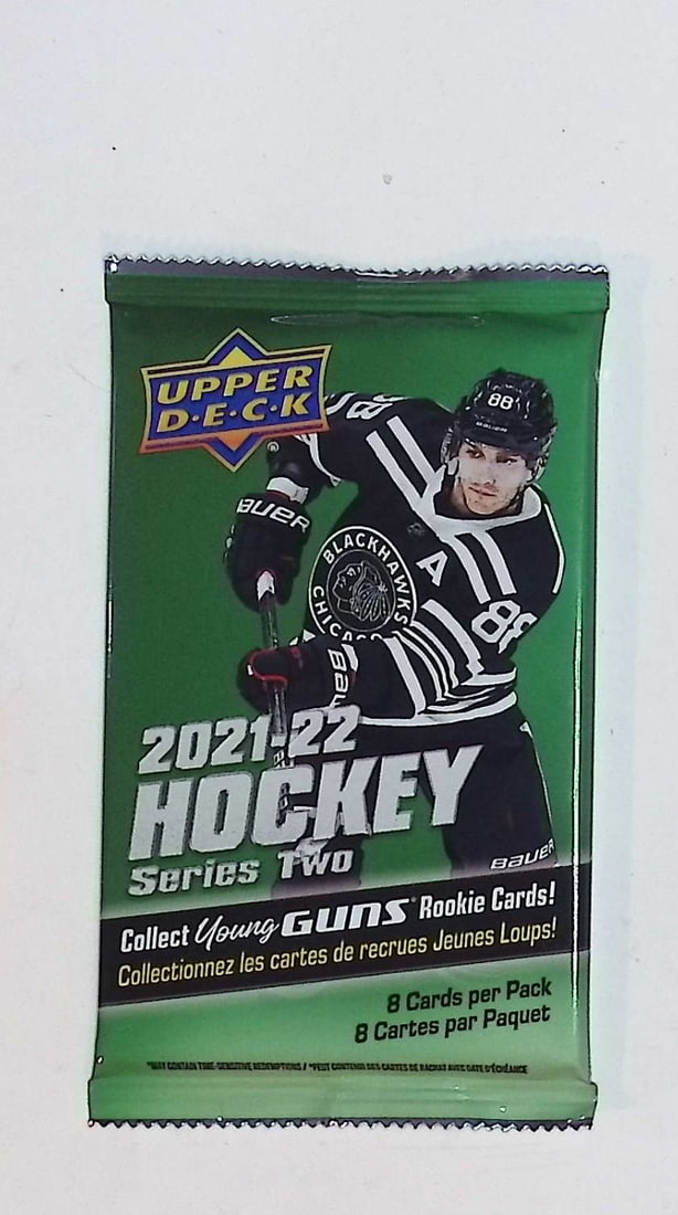 2021-22 Upper Deck Series 2 Hockey Card Retail Box Pack - Young Guns Rookie Cards (1 of 1)
