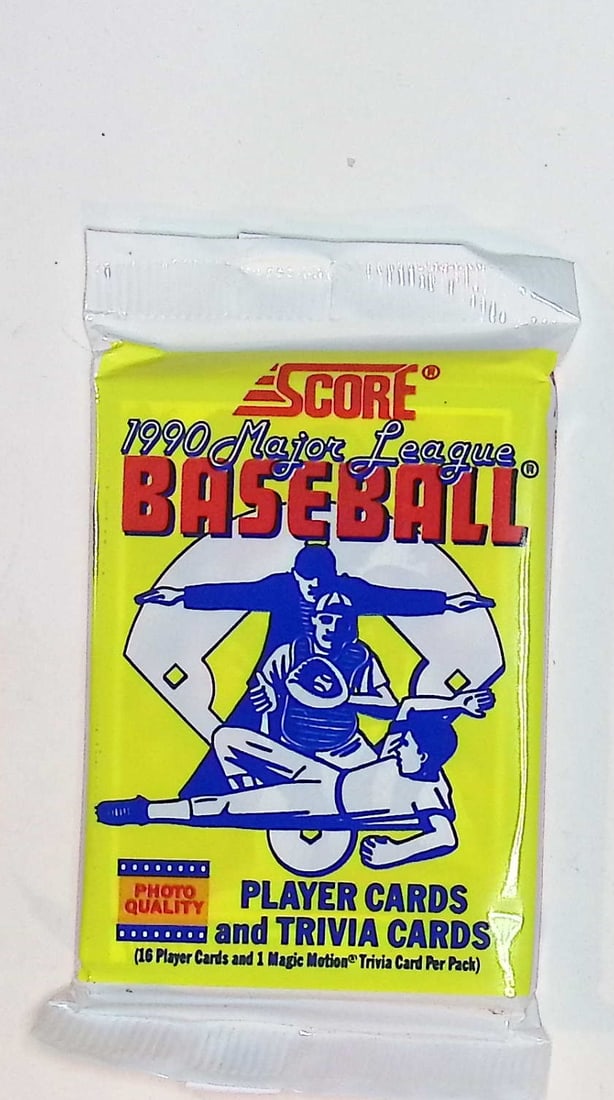 1990 Score Series 1 Vintage Baseball Cards Retail Box Pack Sports Cards (1 of 1)