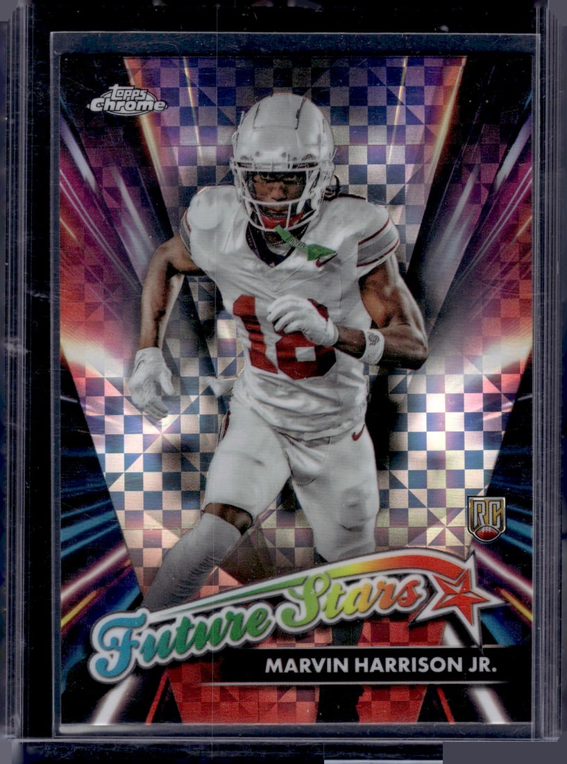 Marvin Harrison Jr. Rookie Card Xfractor 2024 Topps Chrome #FS-8 Arizona Cardinals (1 of 2)
