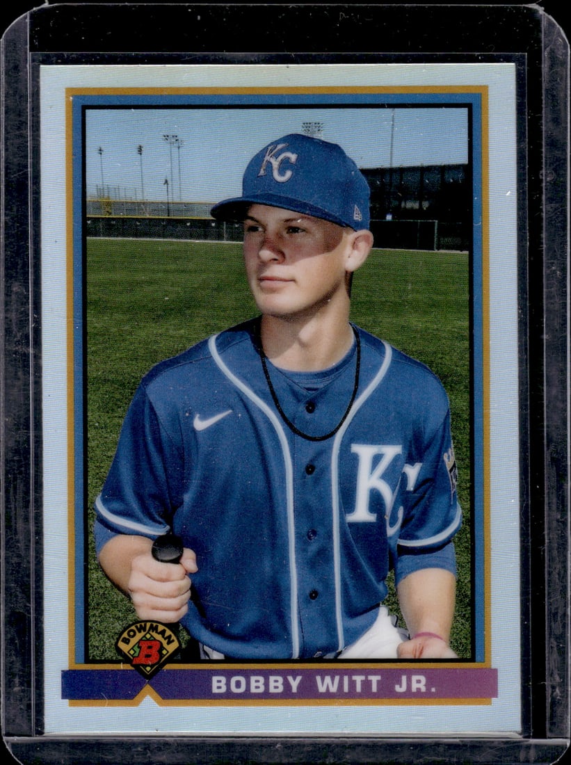 Bobby Witt Jr. Prospects 2021 Bowman #91B-BW Kansas City Royals (1 of 2)