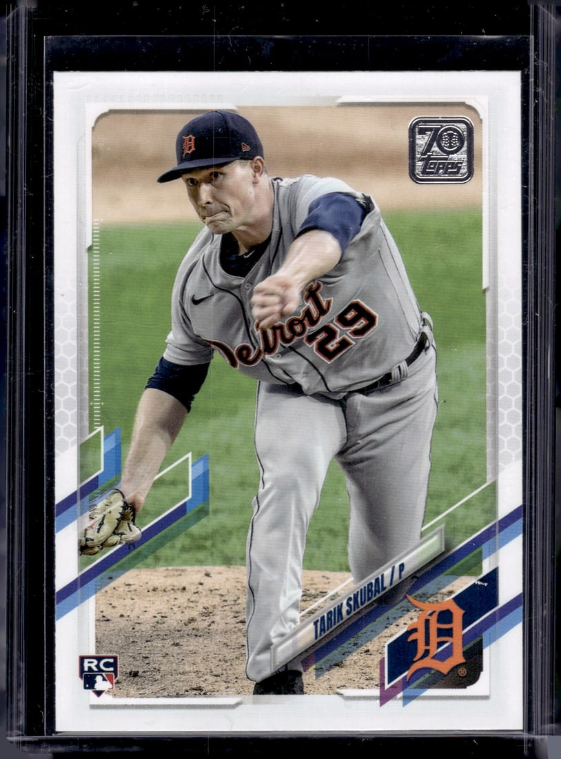 Tarik Skubal Rookie Card 2021 Topps #92 Detroit Tigers (1 of 2)