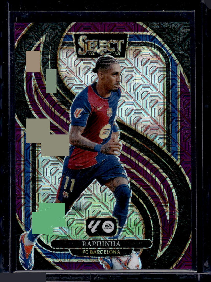 Raphinha Purple Mojo Prizm 2024-25 Select La Liga #154 Barcelona (1 of 2)