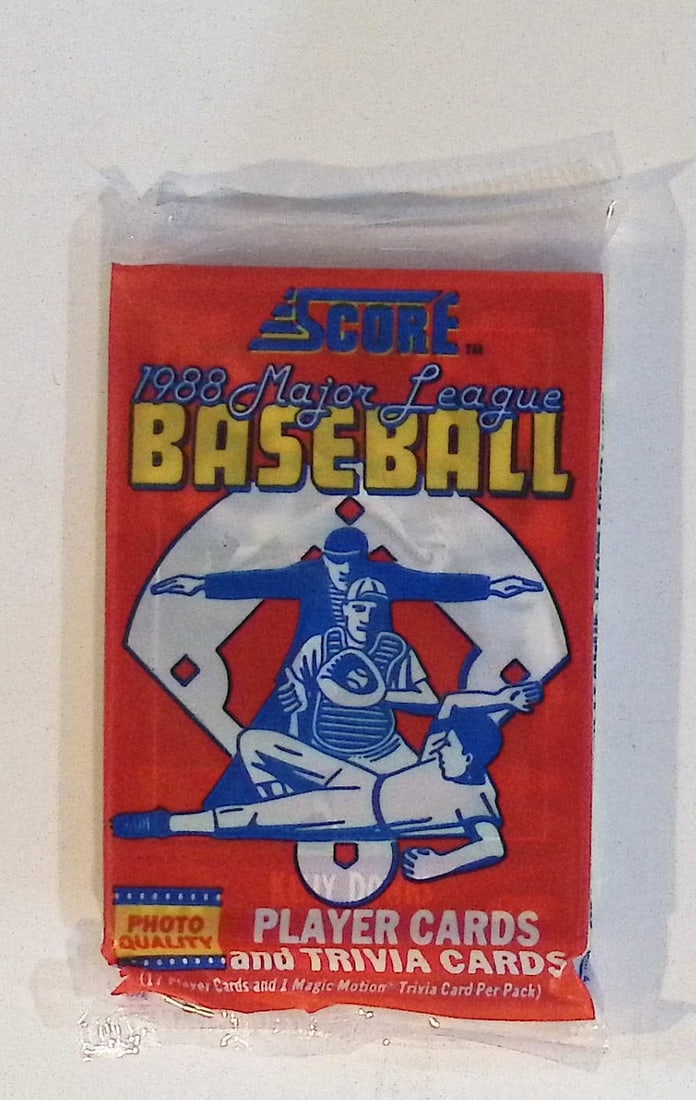 1988 Score Series 1 Vintage Baseball Card Factory Sealed Retail Box Wax Pack, Sports Cards (1 of 1)