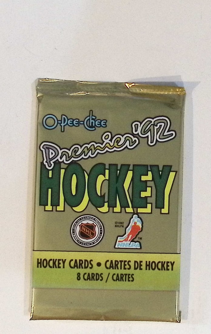 1992 O Pee Chee Premier Hockey Card Retail Box Pack - Wayne Gretzky (1 of 1)