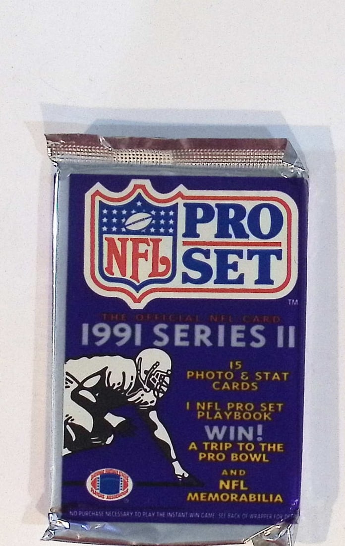 1991 Pro-Set Series 2 Vintage Football Card Factory Sealed Retail Box, Wax Pack (1 of 1)