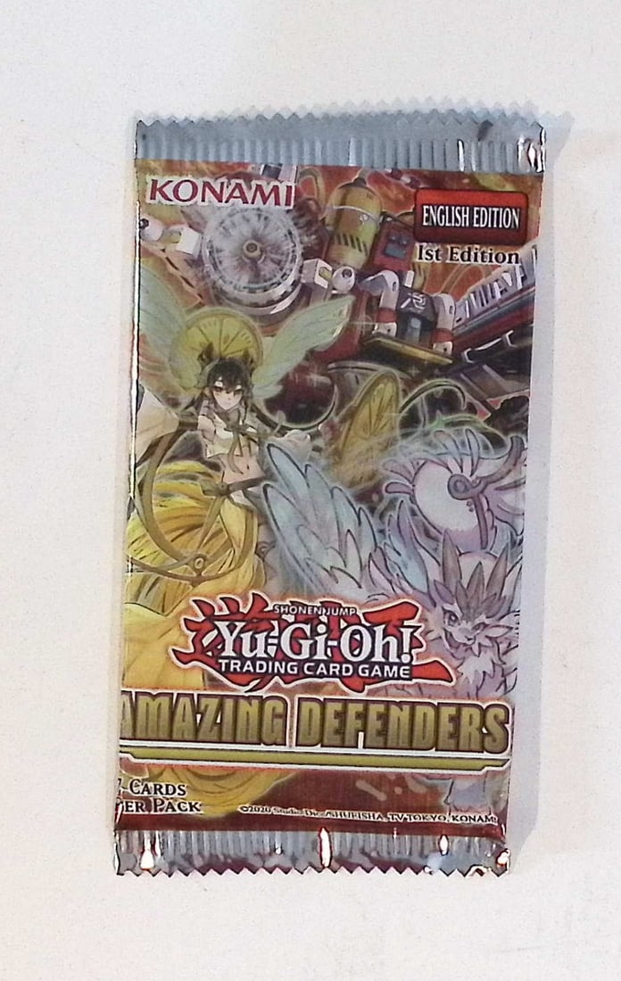 2020 Yu-Gi-Oh! Amazing Defenders Retail Box Pack - 1 Foil in Every Pack - English 1st Edition (1 of 1)