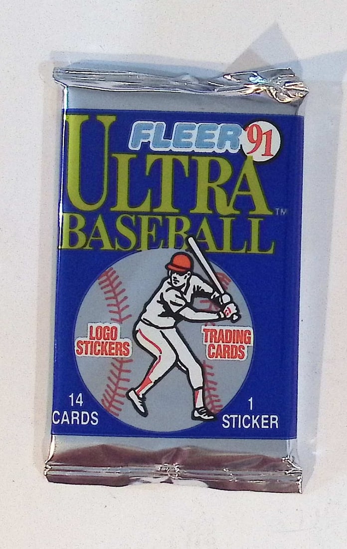 1991 Fleer Ultra Series 1 Baseball Cards Retail Box Pack Sports Cards MLB Trading Cards Rookie Cards (1 of 1)