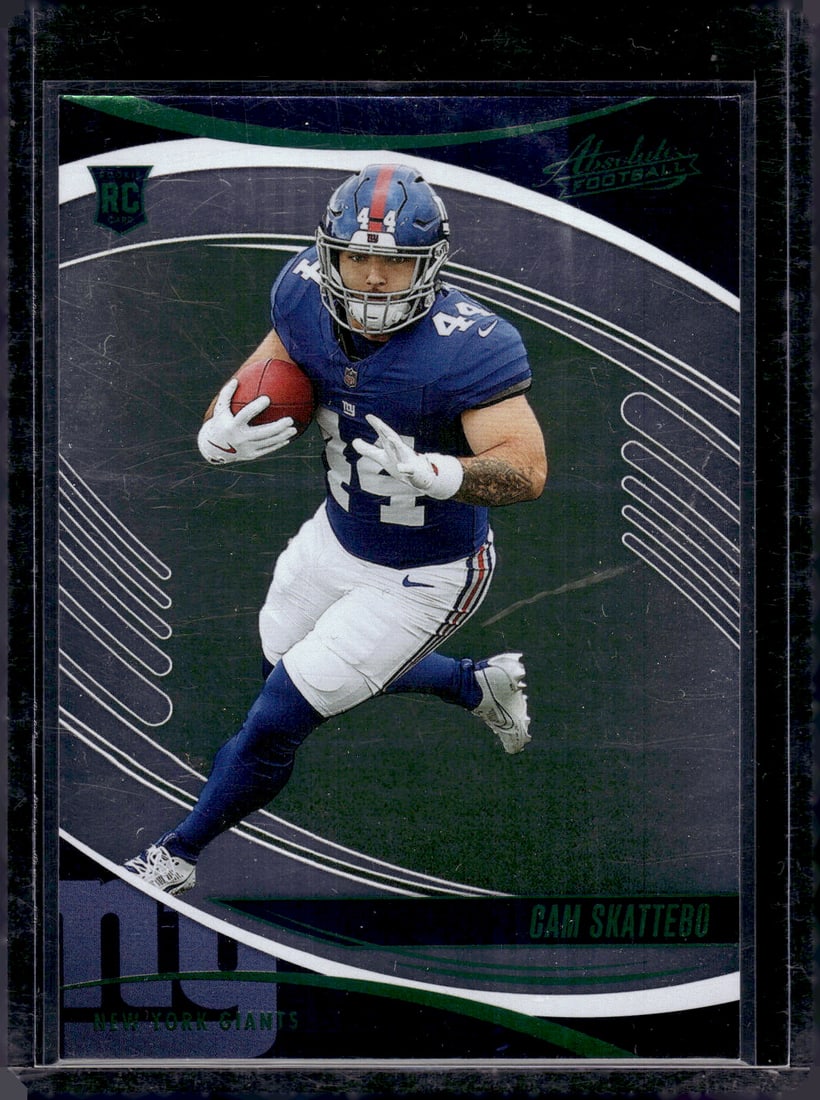 Cam Skattebo Rookie Card Green 2025 Absolute #110 New York Giants (1 of 2)