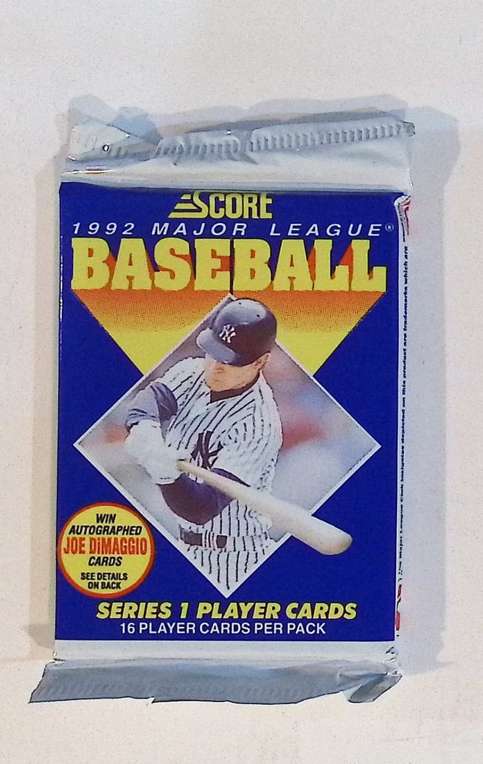 1992 Score Series 1 Vintage Baseball Cards Retail Box Pack, Sports Cards (1 of 1)