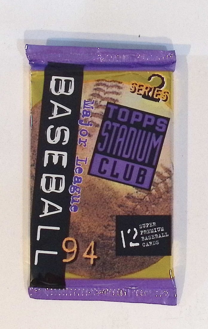 1994 Topps Stadium Club Series 2 Vintage Baseball Retail Box Wax Pack (1 of 1)