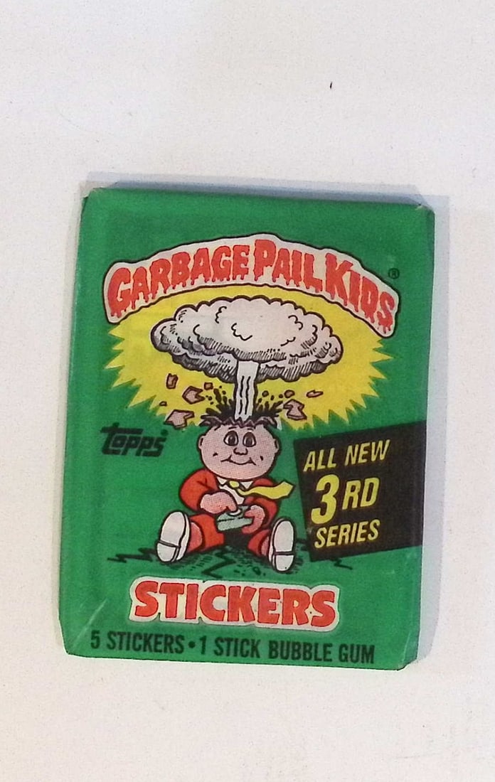 1986 Topps Vintage Garbage Pail Kids Retail Box Wax Pack - 3rd Series (1 of 1)