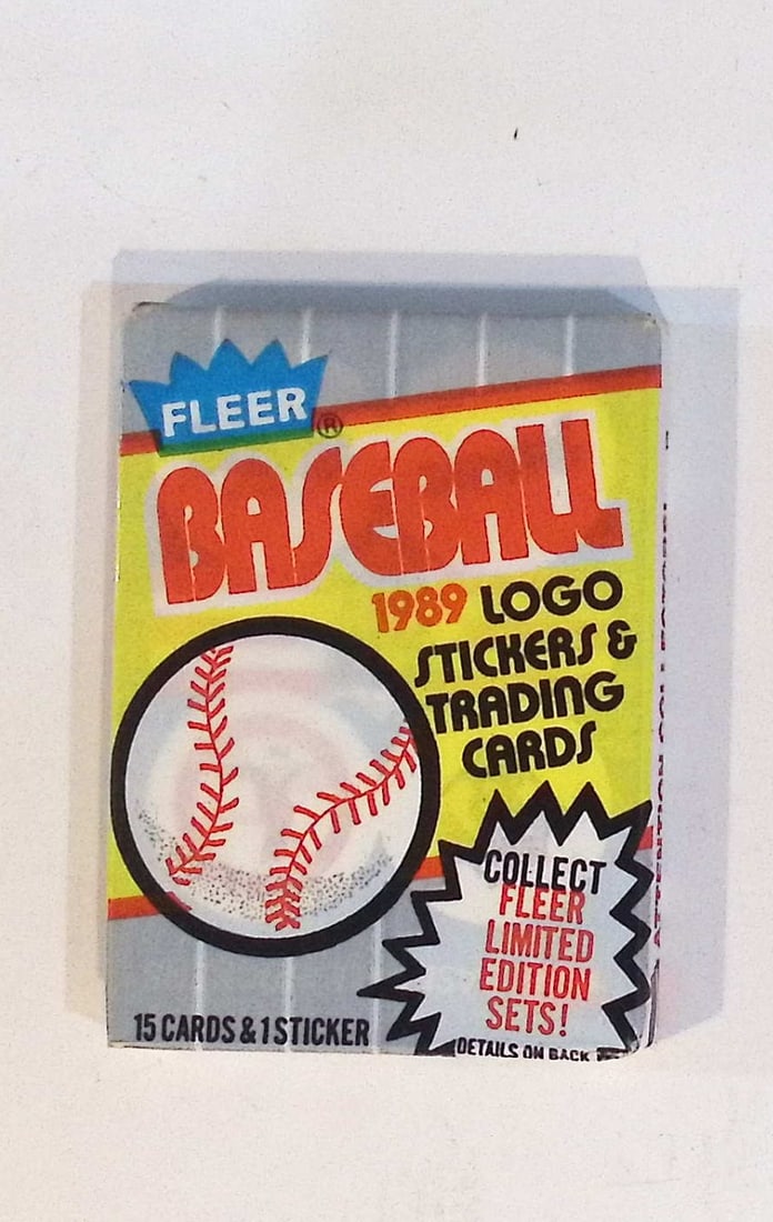 1989 Fleer Baseball Series 1 Retail Box Wax Pack - Billy Ripken Error Card Year (1 of 1)