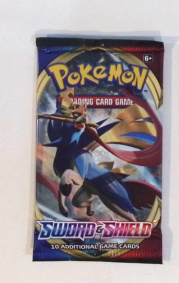 2020 Pokemon Sword and Shield 10 Card Booster Pack, TCG, Charizard, Evee, Pikachu (1 of 1)