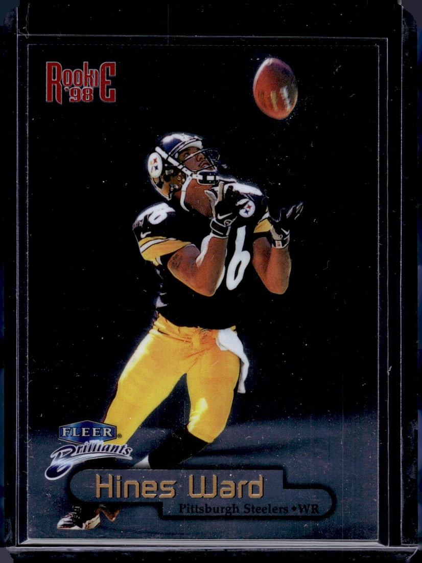 Hines Ward Rookie Card 1998 Fleer Brilliants #103 Pittsburgh Steelers (1 of 2)