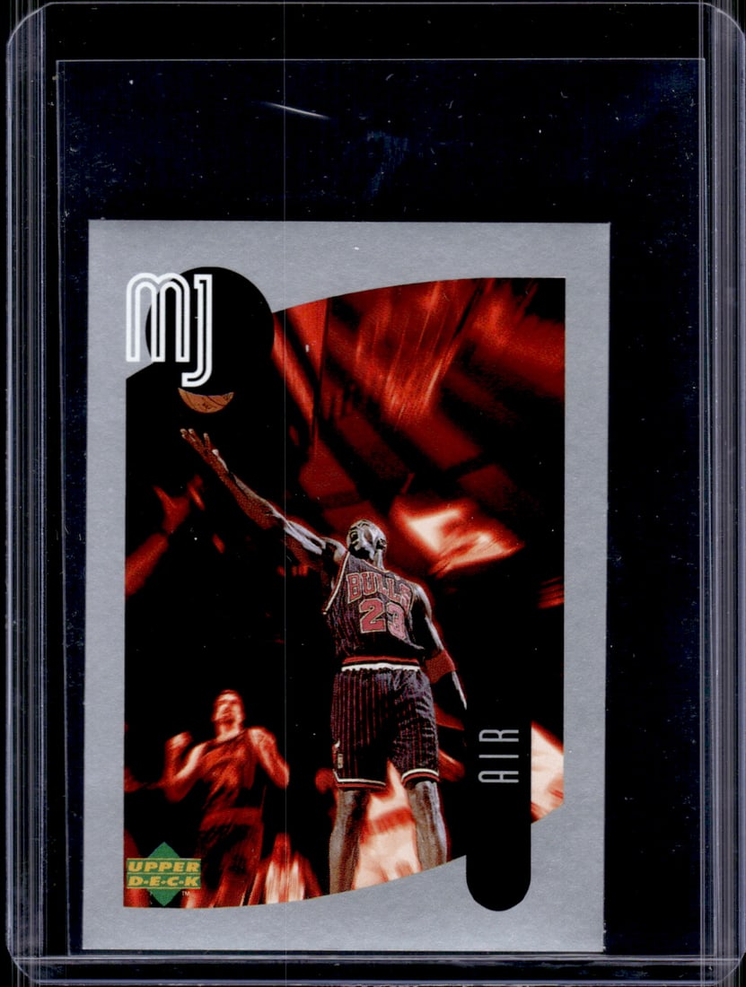 Michael Jordan Sticker 1998-99 Upper Deck #124 Chicago Bulls (1 of 2)