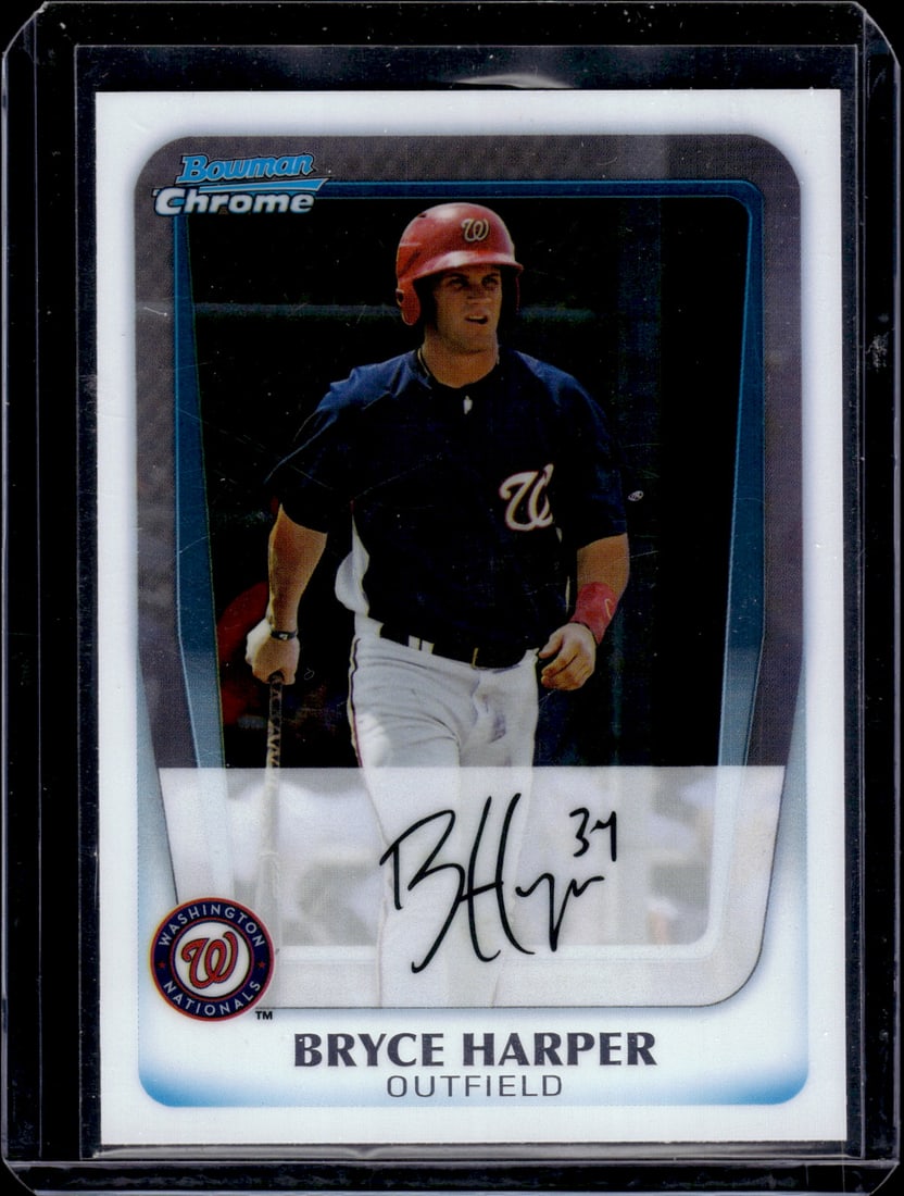 Bryce Harper Prospects 2011 Bowman Chrome #BCP111 Nationals, Phillies (1 of 2)