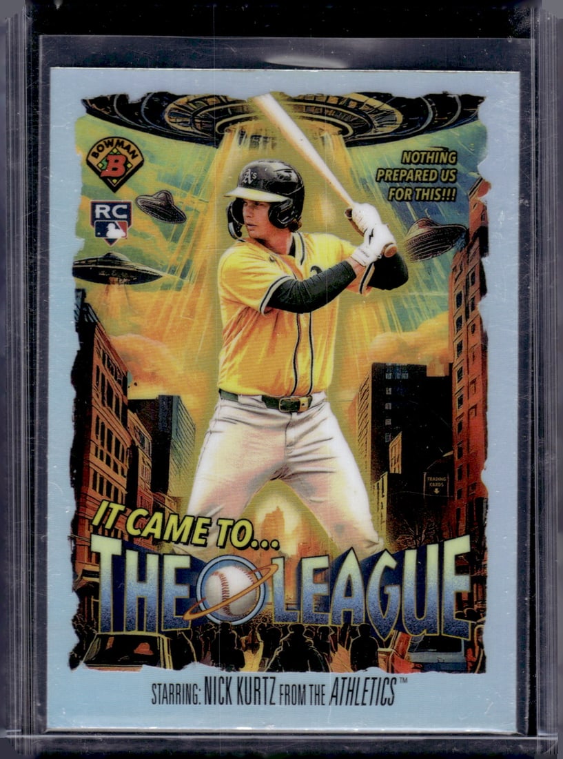 Nick Kurtz Rookie Card It Came to The League 2025 Bowman Chrome #IT-16 Athletics (1 of 2)