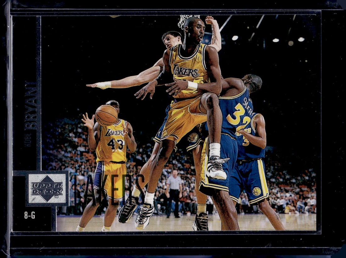 Kobe Bryant 1997-98 Upper Deck #58 Los Angeles Lakers: Upper Deck, Basketball NBA Trading & Sports Cards, Sports Cards for Sale Near Me, Chrome, Refractor, SP, SSP, Valuable Auction Memorabilia Lots Sold On Line, NBA Championship & Hall of Fame Player Car