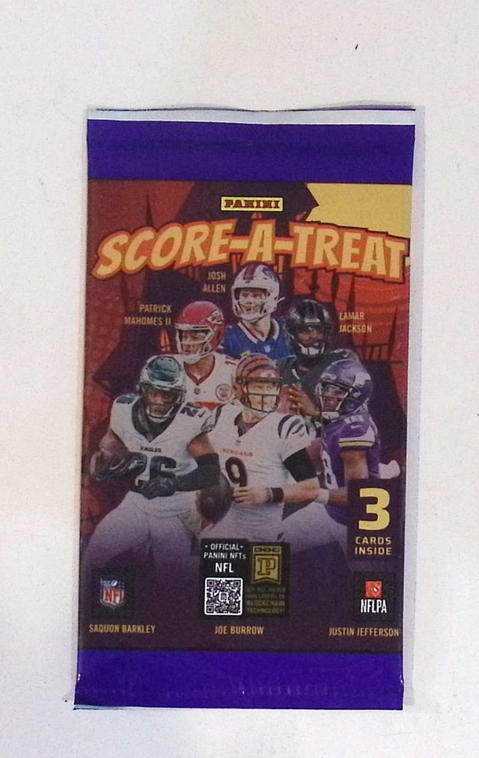 2025 Panini Score A Treat Football Cards Retail Pack, Sports Cards Cam Ward, Travis Hunter, Shedeur (1 of 1)