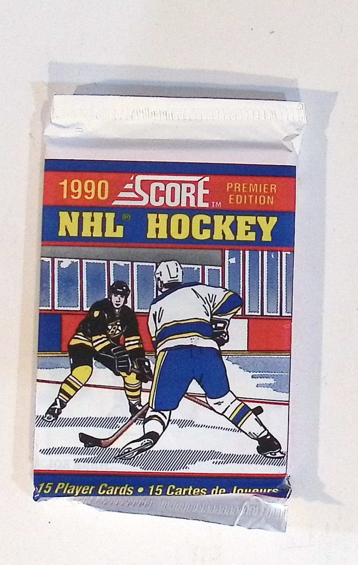 1990 Score Premier Edition Hockey Cards Retail Box Pack Sports Cards Wayne Gretzky (1 of 1)
