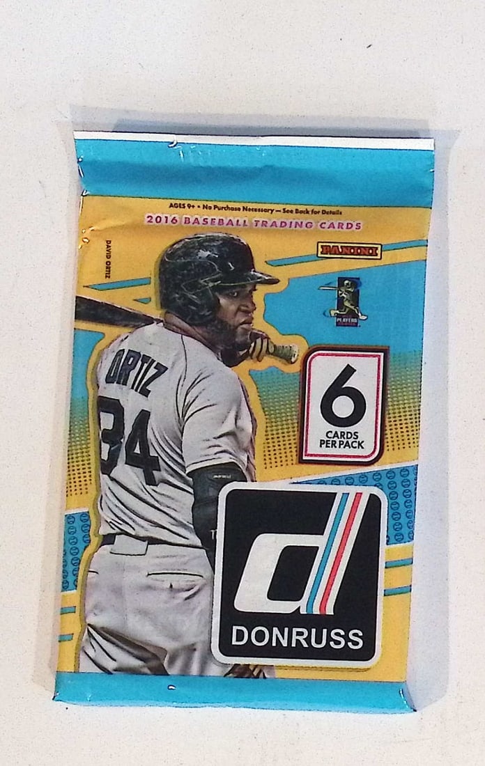 2016 Donruss Baseball Retail Box Pack - MLB Sports Trading Cards (1 of 1)