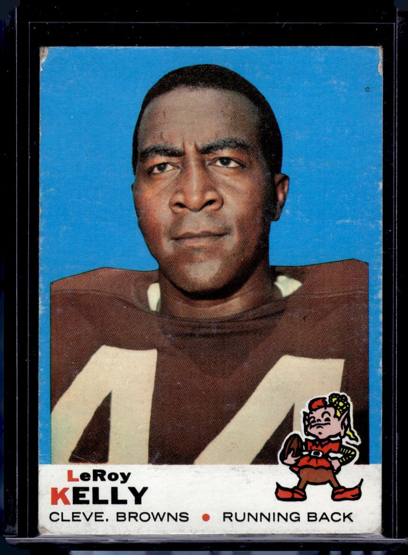 Leroy Kelly 1969 Topps #1 Browns Vintage Football Card (1 of 2)