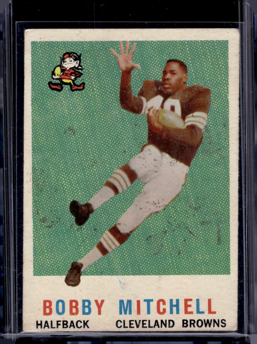 Bobby Mitchell Rookie Card 1959 Topps #140 HOF Vintage Football Card (1 of 2)