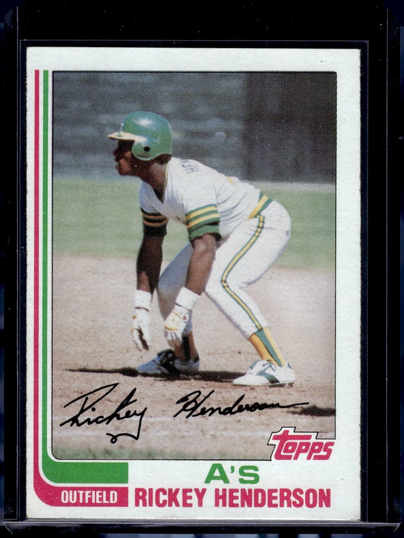 Rickey Henderson 1982 Topps #610 Oakland A's (1 of 2)