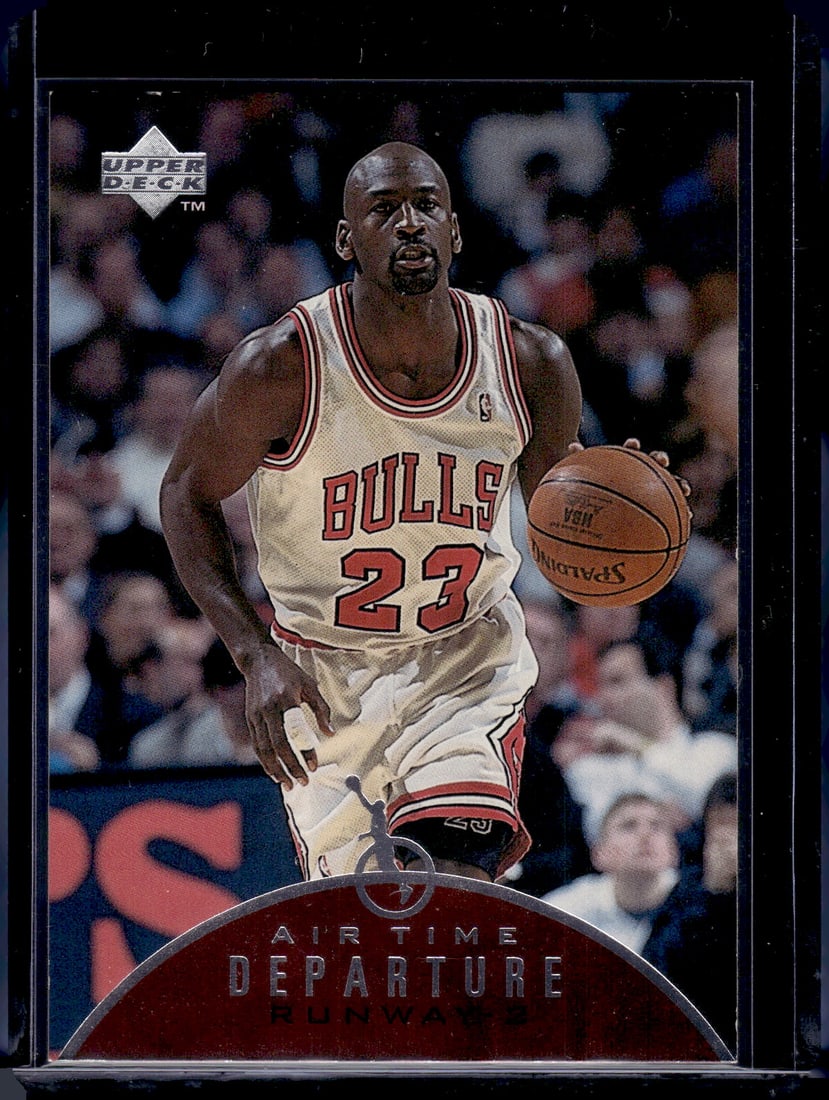 Michael Jordan Air Time Departure 1997-98 Upper Deck #AT2 Chicago Bulls (1 of 2)