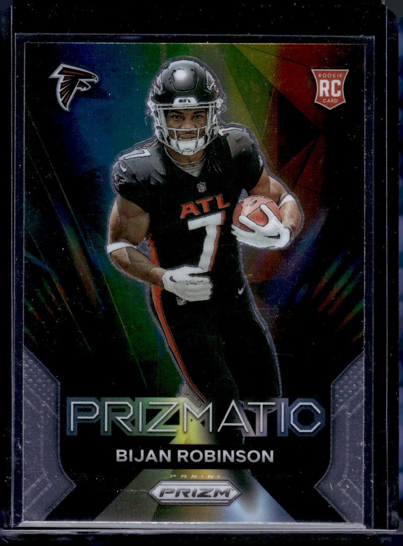 Bijan Robinson Rookie Card Prizmatic 2023 Panini Prizm #19 Atlanta Falcons (1 of 2)
