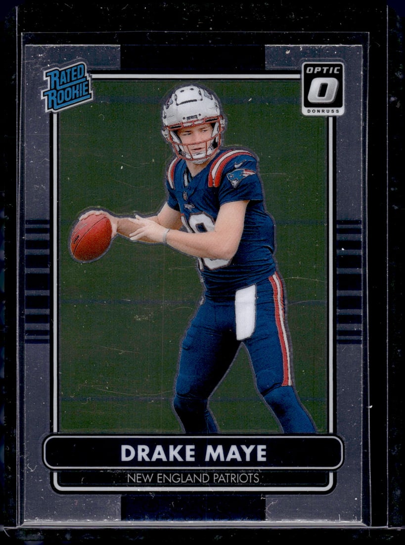 Drake Maye Rookie Card Retro 2024 Donruss Optic #3 New England Patriots (1 of 2)