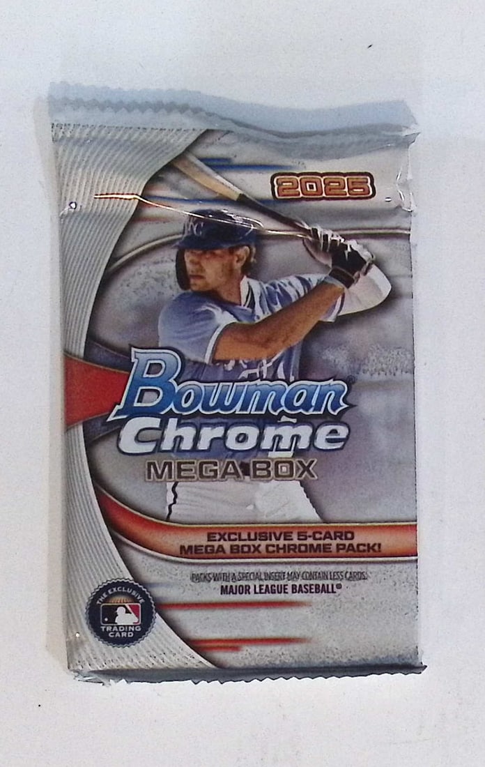 2025 Bowman Baseball Cards Mega Box Chrome Mojo Pack, James Wood Rookie Card (1 of 1)